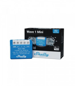 SHELLY QUIBINO WAVE 1 MINI - COMUTATOR RELEU 1X 8A (Z-WAVE)