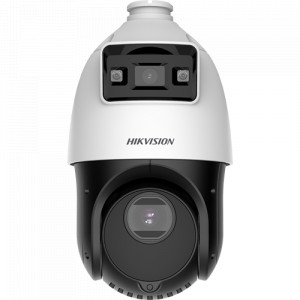 TandemVu, DarkFighter si ColorVu - camera IP, 4MP, lentila 2.8mm SI 4.8~72mm, 15X, WL 30m, IR 100m, Audio, Alarma, PoE+, IP66 - HIKVISION DS-2SE4C415MWG-E14F0