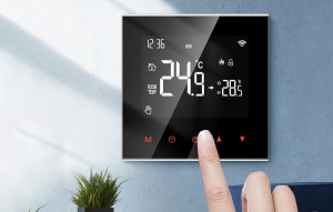 Termostat inteligent de încălzire cu apa Avatto ZWT100 3A Zigbee Tuya