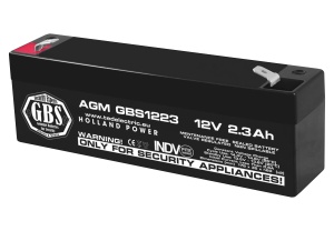 Acumulator 12V Sisteme Alarma, Dimensiuni 178 x 34 x 60 mm, Baterie 12V 2.3Ah F1, TED Electric GBS