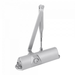 Amortizor hidraulic argintiu cu brat articulat - DORMA TS68-SILVER