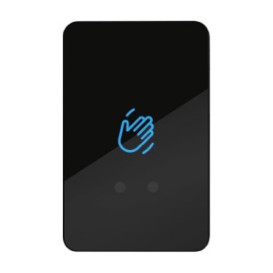 Buton de iesire Touchless ajustabil, plastic negru, montaj aparent, IP66 CSB-20C30S-P2