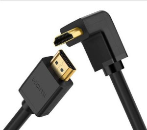 Cablu UGREEN HD103 HDMI unghiular HDMI, 4K, 2 m (negru)