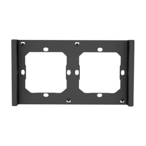 Cadru pentru comutator Sonoff 2 grupuri M5-80 (SwitchMan) negru