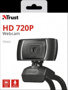 Camera web Trust Trino HD, negru