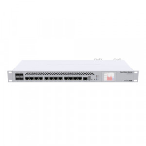 Cloud Core Router, 4 x SFP, 12 x Gigabit, RouterOS L6, 1U - MikroTik CCR1036-12G-4S
