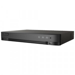 DVR AcuSense 8 ch. video 8MP, Analiza video, AUDIO 'over coaxial', Alarma in-out - HIKVISION iDS-7208HUHI-M1-SA
