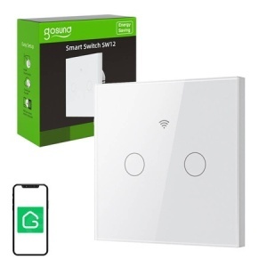 Întrerupător de lumină WiFi tactil Gosund SLS2 Dual