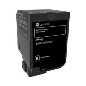 LEXMARK 74C2HKE TONER CARTRIDGE BLACK