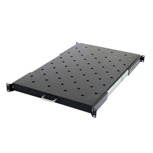 Raft mobil capacitate ridicata pentru rack podea 800mm, culoare negru RAL9004 - DATEUP