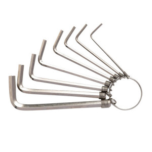 Seturi de chei hexagonale 1,5-6 mm Deli Tools EDL3080 (argintiu)