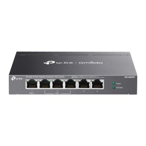 Switch 3 x RJ45 1G PoE+, 1 x RJ45 1G PoE++, 2 x RJ45 1G, Buget PoE 64W, Unanaged - TP-Link Omada DS106GPP