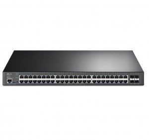 Switch 48 porturi PoE RJ45 Gigabit, 4 x SFP+ 10G, Buget PoE 500W, L2 Management, 1U - TP-Link Omada TL-SG3452XP