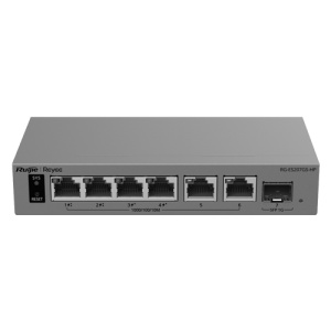 Switch L2, 6 x RJ45 1G (2 x PoE++, 2 x PoE+), 1 x SFP 1G, Cloud Management - Ruijie Reyee RG-ES207GS-HP