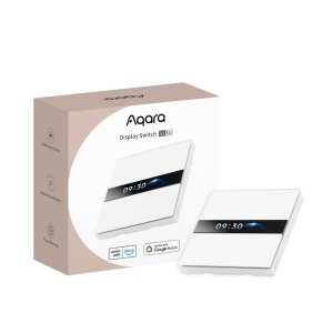 Aqara V1 Display – comutator inteligent de perete Zigbee cu 2 canale cu ecran LCD