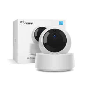 Cameră Wi-Fi/Ethernet Sonoff GK-200MP2-B (R2, cu suport pentru stocare în cloud)