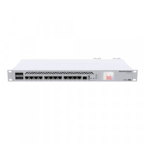 Cloud Core Router, 4 x SFP, 12 x Gigabit, RouterOS L6, 1U - MikroTik CCR1036-12G-4S-EM