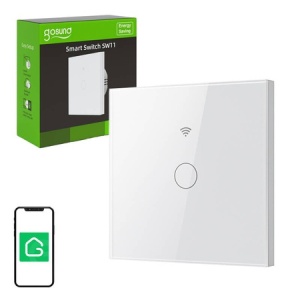 Intrerupator de lumină WiFi 1 canal Gosund SLS1 (opțional N) Tuya