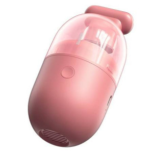 Mini aspirator Baseus C2 pentru birou roz