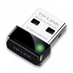 Nano Adaptor USB Wireless N150 TP-LINK TL-WN725N, 150Mbps TL-WN725N