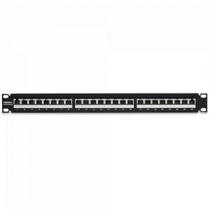 Patch Panel 24 porturi RJ45, Cat6a, Ecranat, 1U - TRENDnet TC-P24C6AS