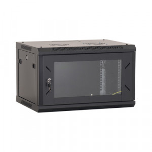 Rack perete 6U 19' 600x600, negru - ASYTECH Networking ASY-6U-6060W
