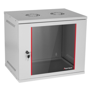 Rack perete 9U 19'' 542X400, capacitate incarcare 50 kg, RAL7035 - ASYTECH Networking ASY-9U-5440SBW