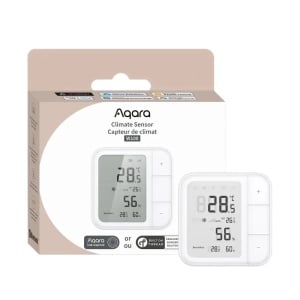 Senzor de climă AQARA W100 - senzor de temperatură și umiditate Zigbee și Thread