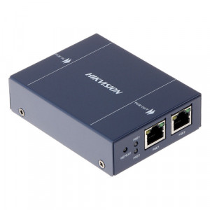 Spliter PoE 1 intrare Poe - 2 iesiri PoE , 400 metri, fara alimentare - Hikvision DS-1H34-0102P