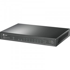 Switch 8 x RJ45 Gigabit PoE, 1 x RJ45 Gigabit, Buget PoE 63W, Unmanaged - TP-Link TL-SG1210P