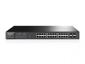 Switch Gigabit Smart PoE+ cu Management L2 - 24 porturi și 4 sloturi SFP Combo T1600G-28PS (TL-SG2424P)