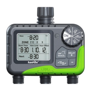 Timer pentru udat gradina cu 3 zone RainPoint ITV305