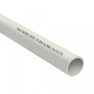 Tub PVC rigid D25, 750N, 3m - DLX TRP-802-25