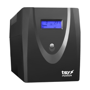 UPS TSY Power, 2000VA/1200W, LCD, AVR-repornire automata, Management, 4 x Schuko, 2 x RJ45, 1 X USB type B TSY-MP-2K0-LCD