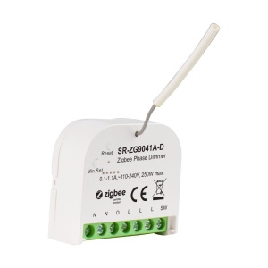 Variator inteligent (dimmer) Sunricher Zigbee, 230V AC fără nul, 250W