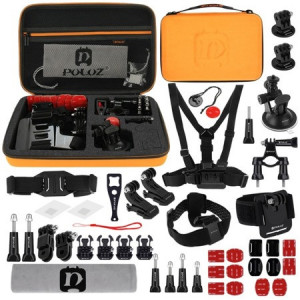 Accesorii Puluz 45 în 1 Kituri Combo Ultimate pentru camere sport