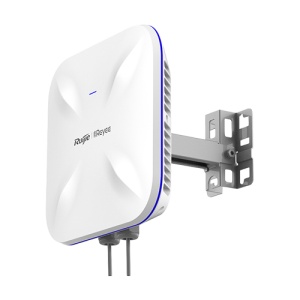 Access Point exterior AX1800 Dual-Band, Wi-Fi 6, 1x GE, 1x SFP, PoE IN, Cloud Management - Ruijie RG-RAP6260(G)