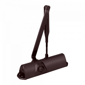 Amortizor hidraulic maro inchis cu brat articulat - DORMA TS68-BROWN