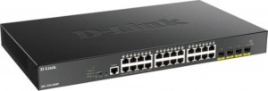 DLINK SW 24P-GB 4P-SFP SMART MANAGED POE