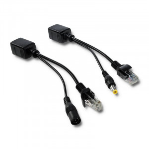 Kit Qoltec PoE power injector | LAN | RJ-45