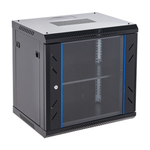 Rack perete 12U 19' 600x450, capacitate incarcare 60 Kg, negru - ASYTECH Networking ASY-12U-6045WL