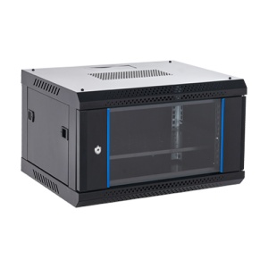 Rack perete 6U 19' 600x450, capacitate incarcare 60 Kg, negru - ASYTECH Networking ASY-6U-6045WL