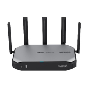 Router WiFi 6 Dual Band, 5 porturi GE, AX3000, Cloud Management - Ruijie RG-EG105GW-X
