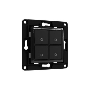 Shelly Wall Switch 4 button pentru relee – negru