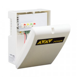 Sursa de alimentare 12V/5A, back-up in cabinet de plastic