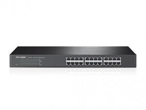 Switch 24-porturi 10/100M, 1U 19-inch rack-mountable carcasa metalica, Tp-Link