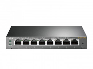 Switch Easy Smart, 4 porturi PoE RJ45 Gigabit, 4 porturi RJ45 Gigabit, Managed - TP-Link TL-SG108PE