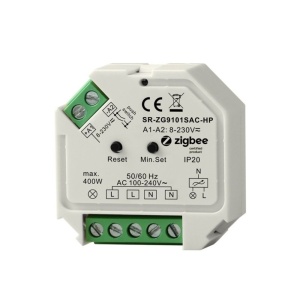 Variator inteligent (dimmer) Sunricher Zigbee, 230V AC, 400W