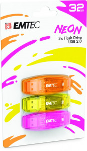 3x USB 32GB C410 USB 2.0 EMTEC