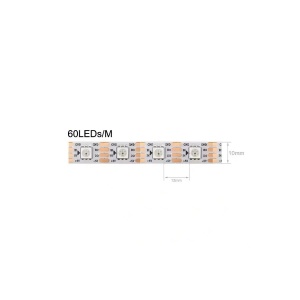 Banda led SMLIGHT WS2812B 60 LED/m IP30 Alb 5m